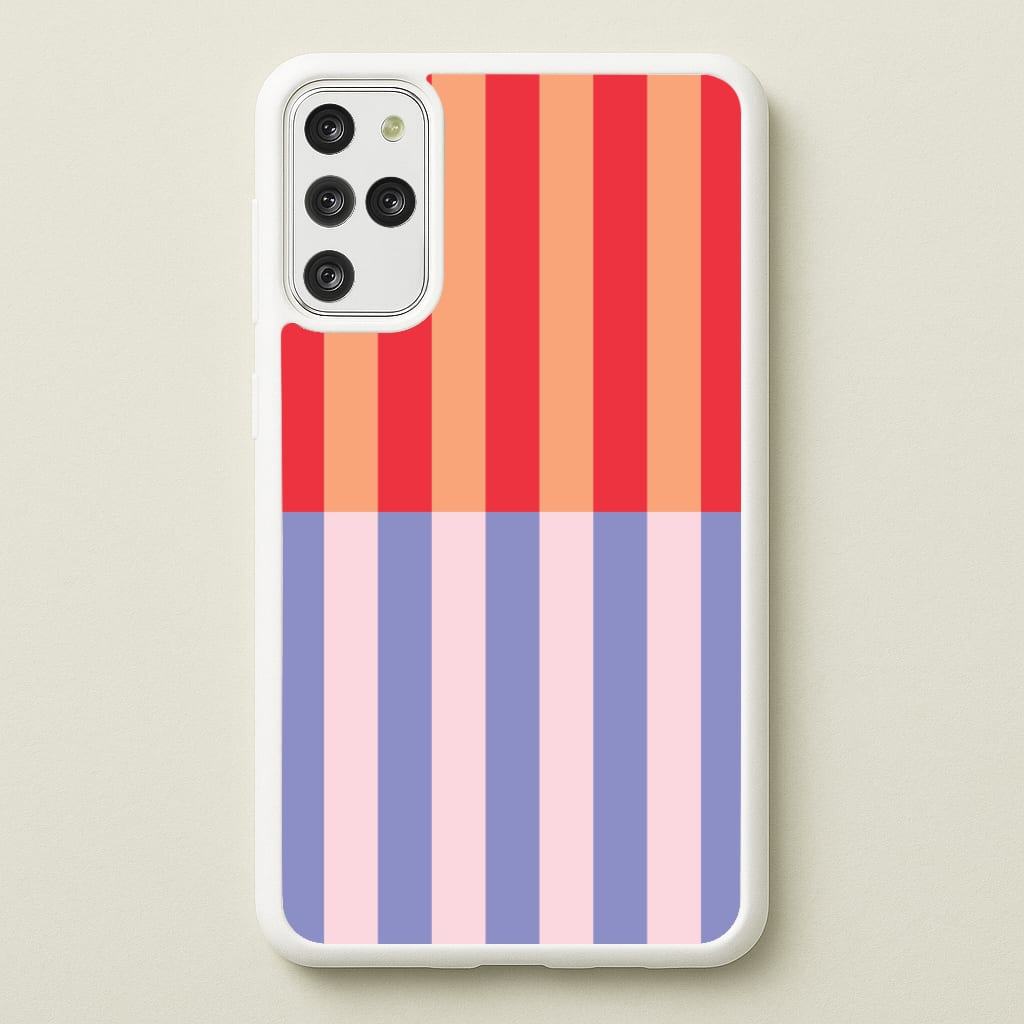 Multicoloured Pinstripe Abstract Pattern - Abstract Patterns Phone Case for Galaxy S20 Plus