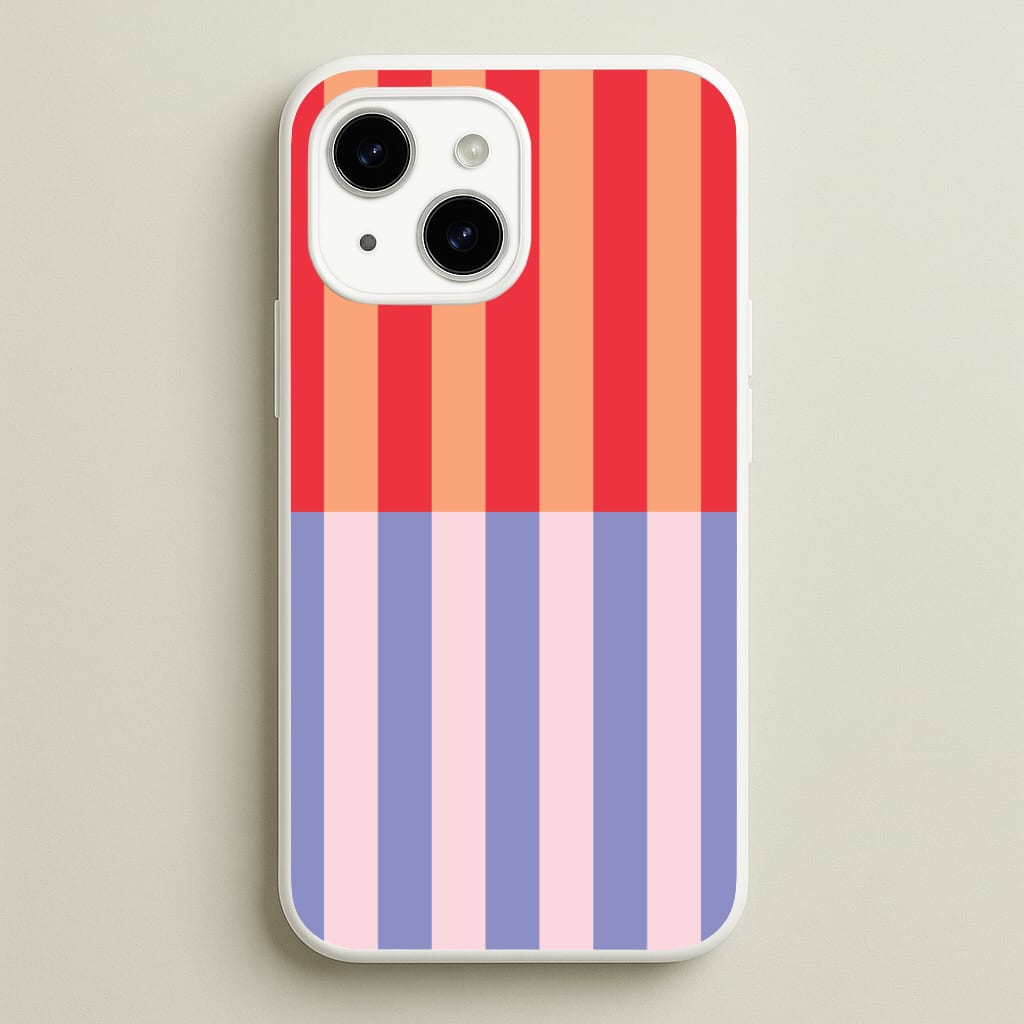 Multicoloured Pinstripe Abstract Pattern - Abstract Patterns Phone Case for iPhone 15 Plus