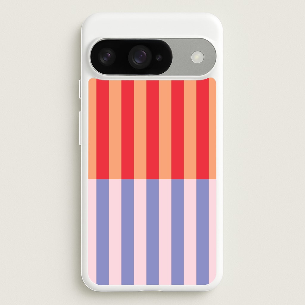 Multicoloured Pinstripe Abstract Pattern Phone Case for Google Pixel 10 / 10 Pro