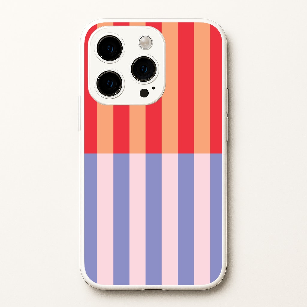 Multicoloured Pinstripe Abstract Pattern - Abstract Patterns Phone Case for iPhone 14 Pro Max