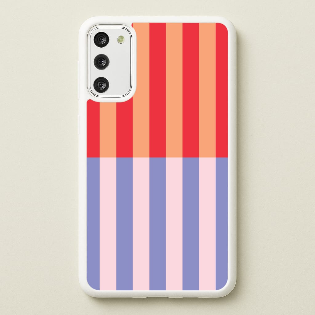 Multicoloured Pinstripe Abstract Pattern - Abstract Patterns Phone Case for Galaxy S20