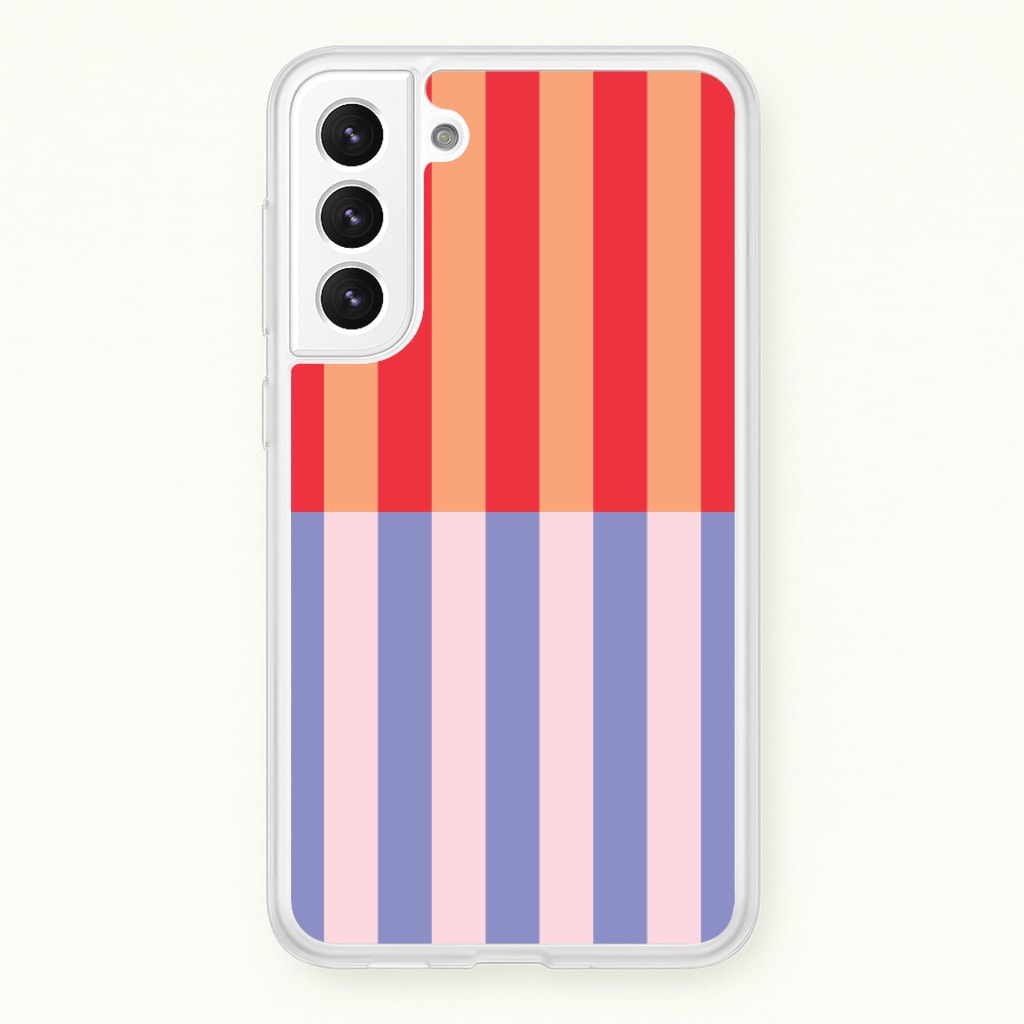 Multicoloured Pinstripe Abstract Pattern - Abstract Patterns Phone Case for Galaxy S22 Plus