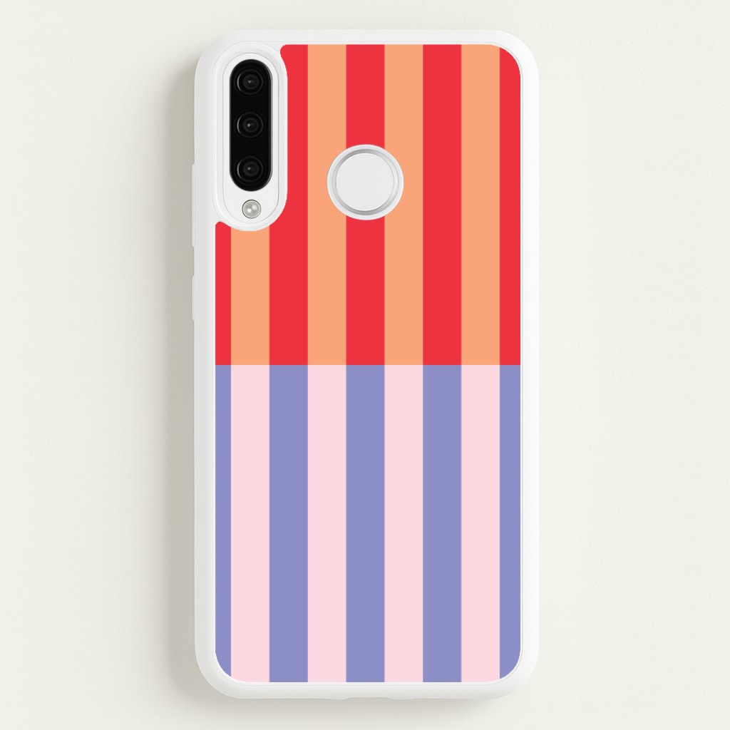 Multicoloured Pinstripe Abstract Pattern - Abstract Patterns Phone Case for Huawei P30 Pro