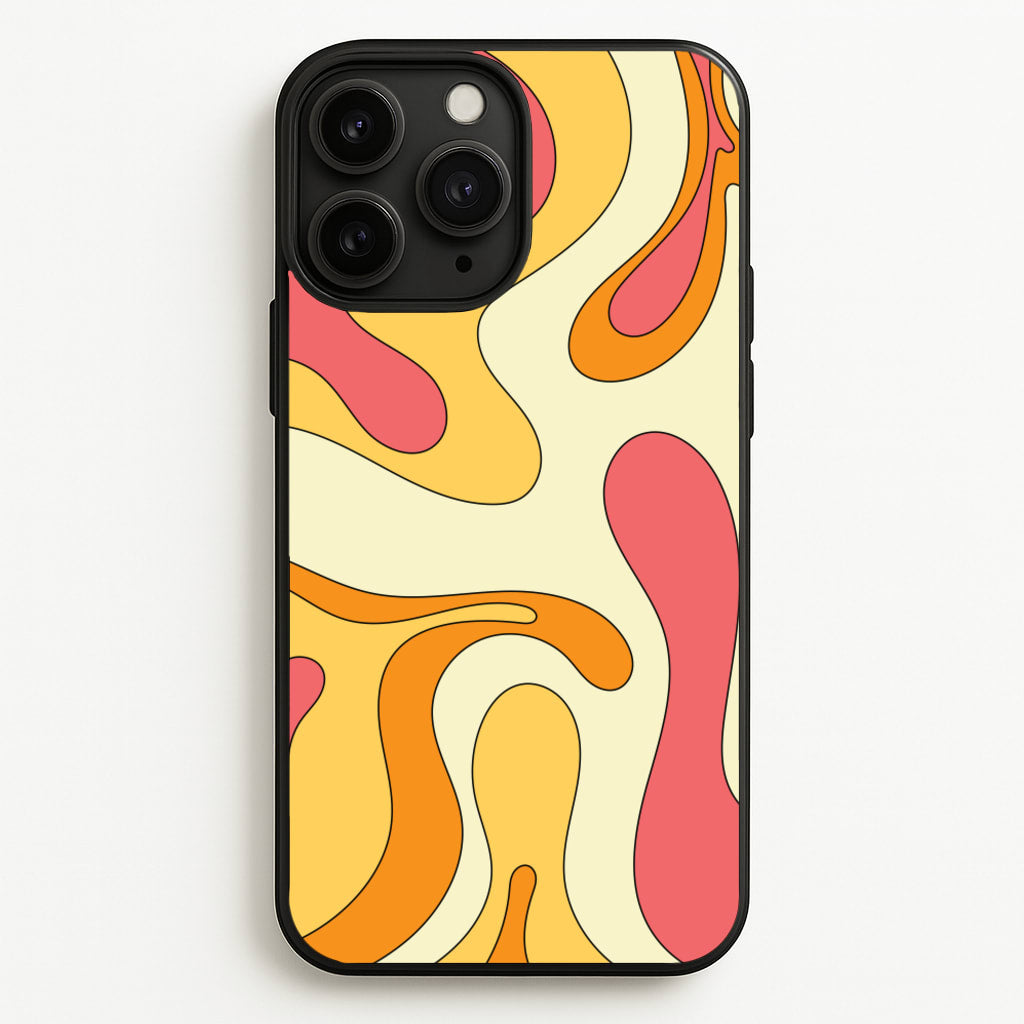 Pastel Waves Abstract Pattern - Abstract Patterns Phone Case for iPhone 11 Pro Max