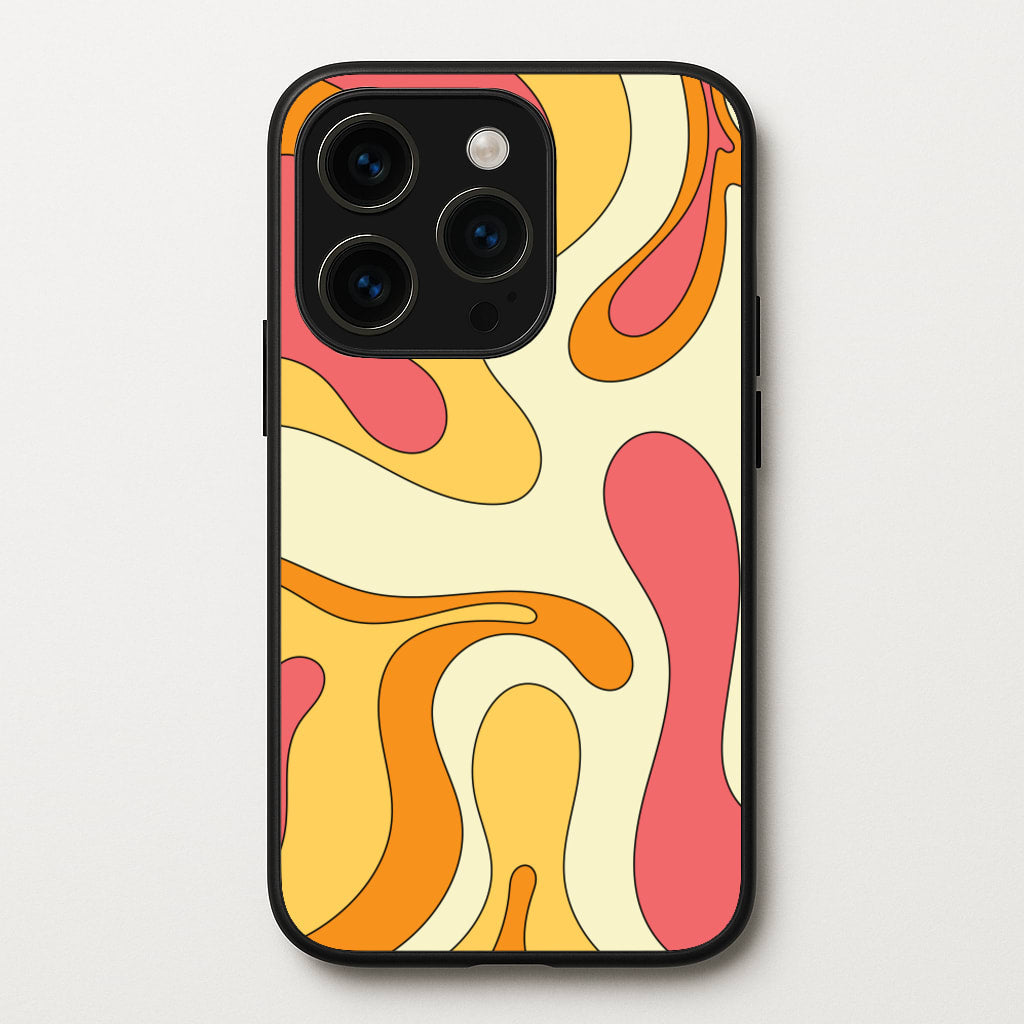 Pastel Waves Abstract Pattern - Abstract Patterns Phone Case for iPhone 15 Pro Max
