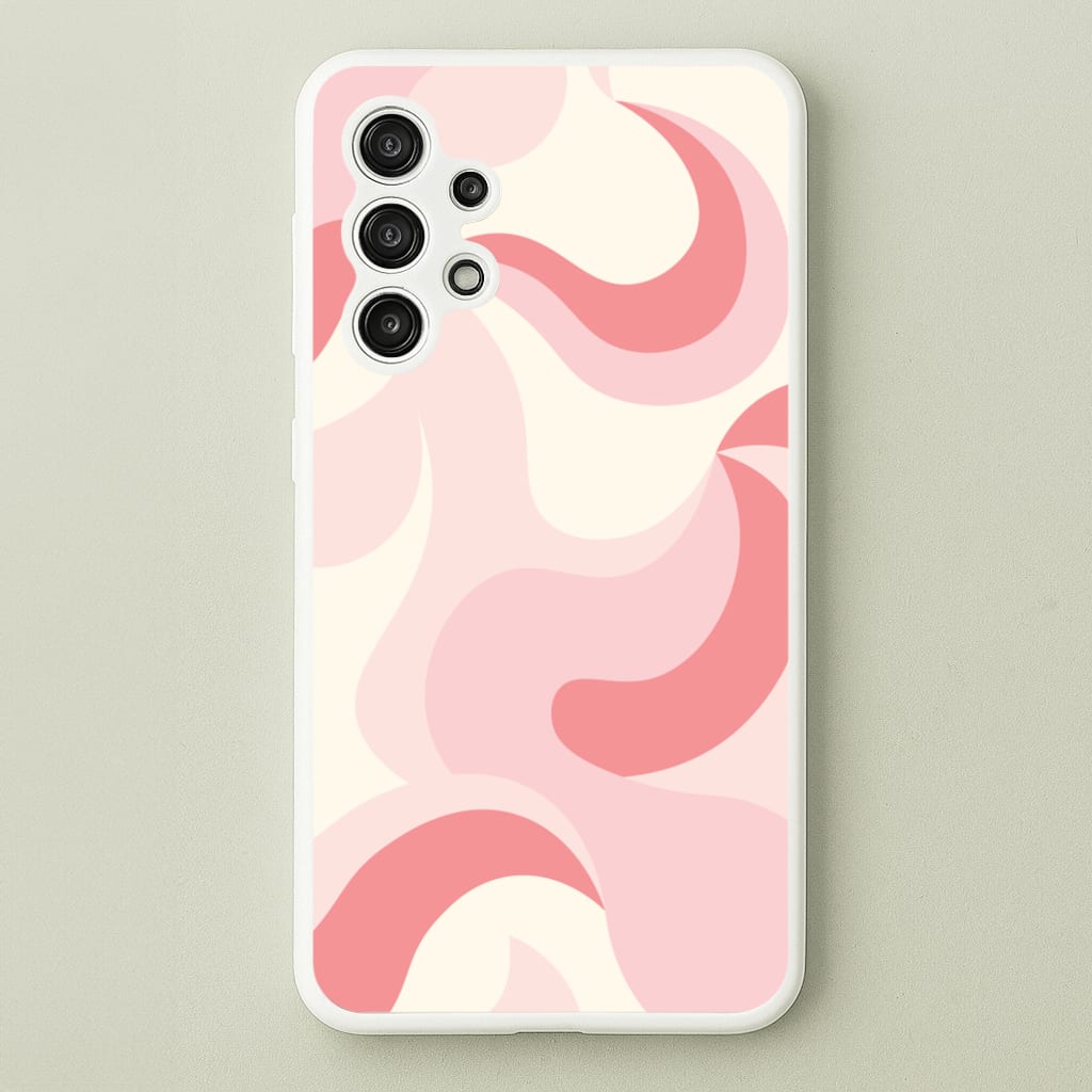 Pastel Pinks Abstract Pattern - Abstract Patterns Phone Case for Galaxy A13