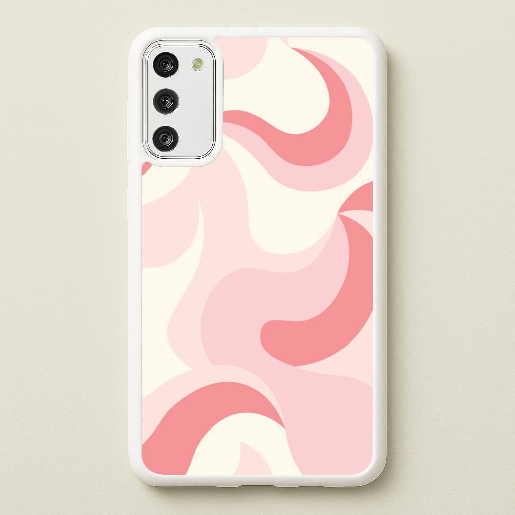 Pastel Pinks Abstract Pattern - Abstract Patterns Phone Case for Galaxy S20