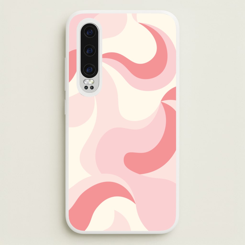 Pastel Pinks Abstract Pattern - Abstract Patterns Phone Case for Huawei P30