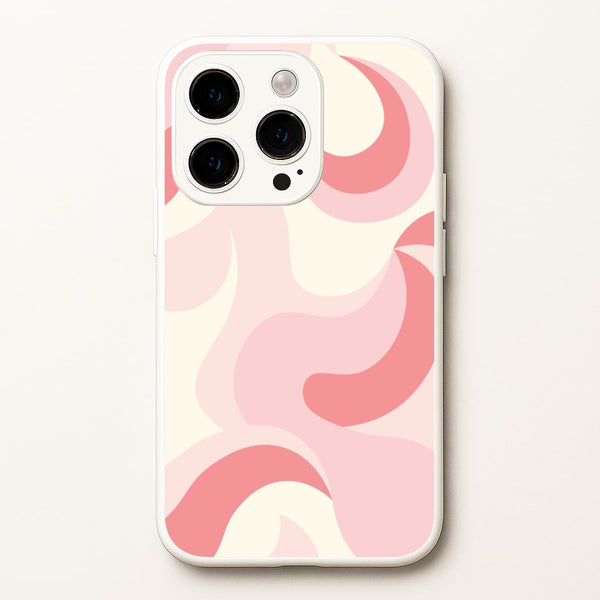 Pastel Pinks Abstract Pattern - Abstract Patterns Phone Case for iPhone 14 Pro
