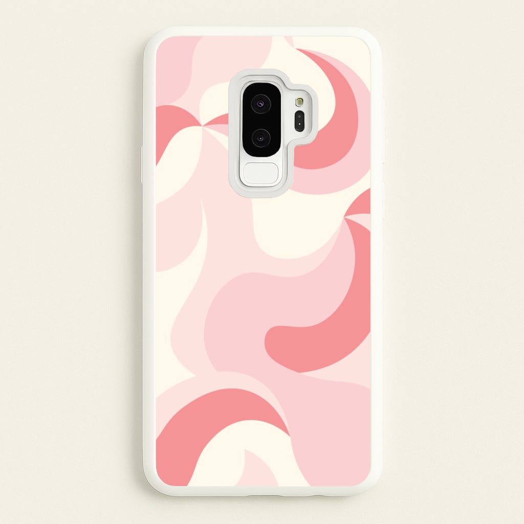 Pastel Pinks Abstract Pattern - Abstract Patterns Phone Case for Galaxy S9 Plus