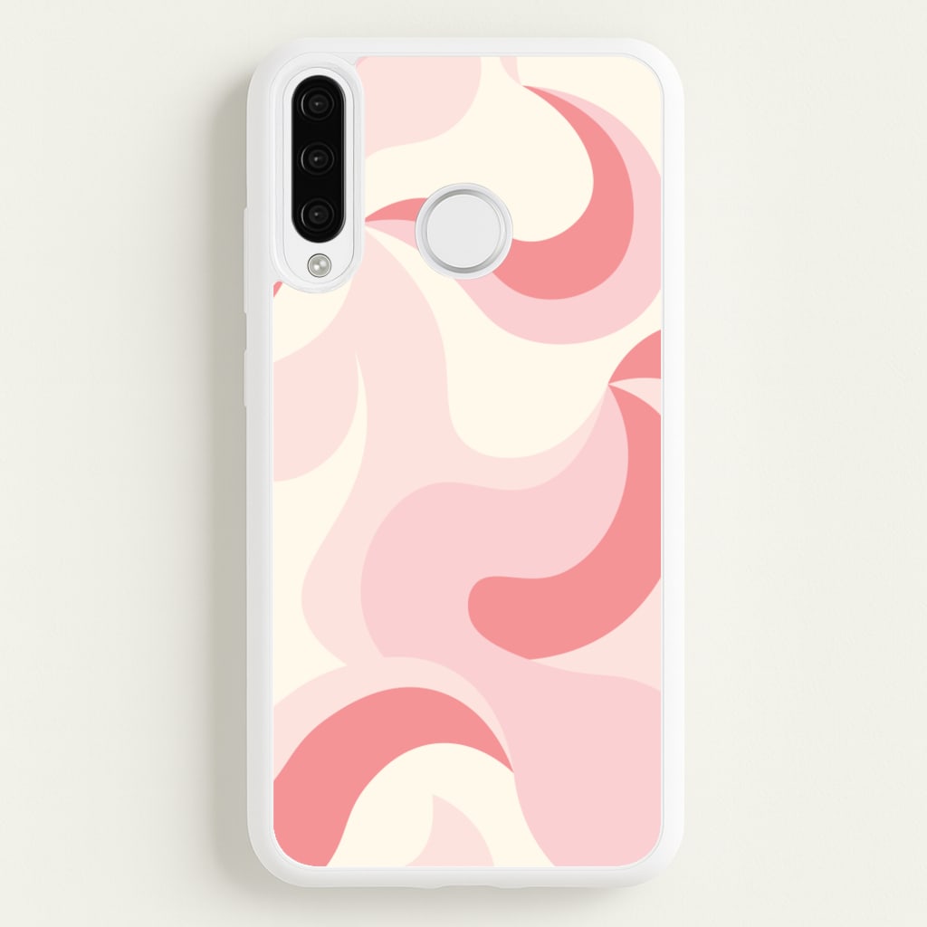 Pastel Pinks Abstract Pattern - Abstract Patterns Phone Case for Huawei P30 Lite