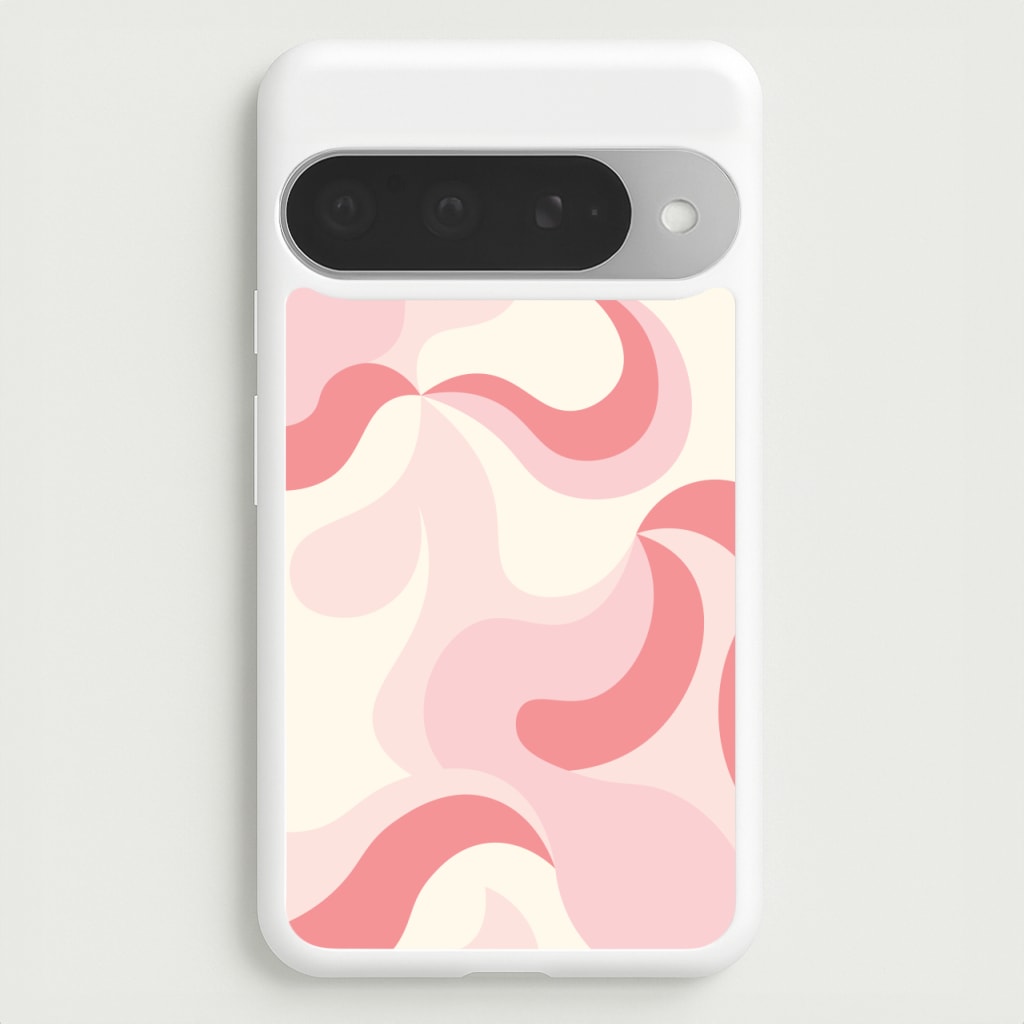Pastel Pinks Abstract Pattern Phone Case for Google Pixel 10 Pro XL