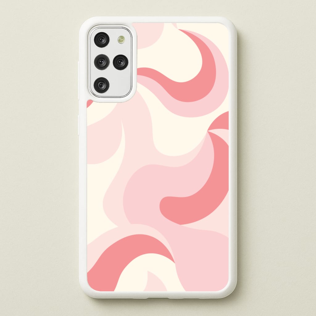 Pastel Pinks Abstract Pattern - Abstract Patterns Phone Case for Galaxy S20 Plus