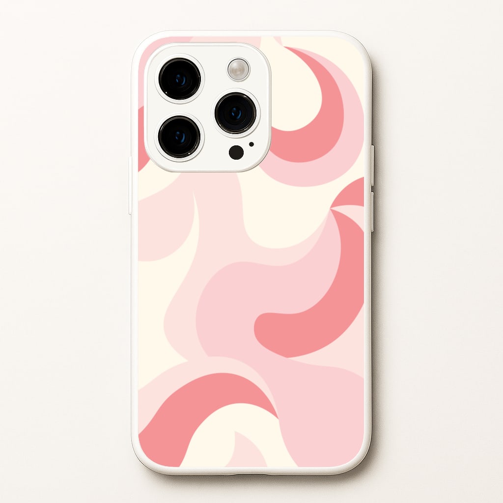 Pastel Pinks Abstract Pattern - Abstract Patterns Phone Case for iPhone 15 Pro Max