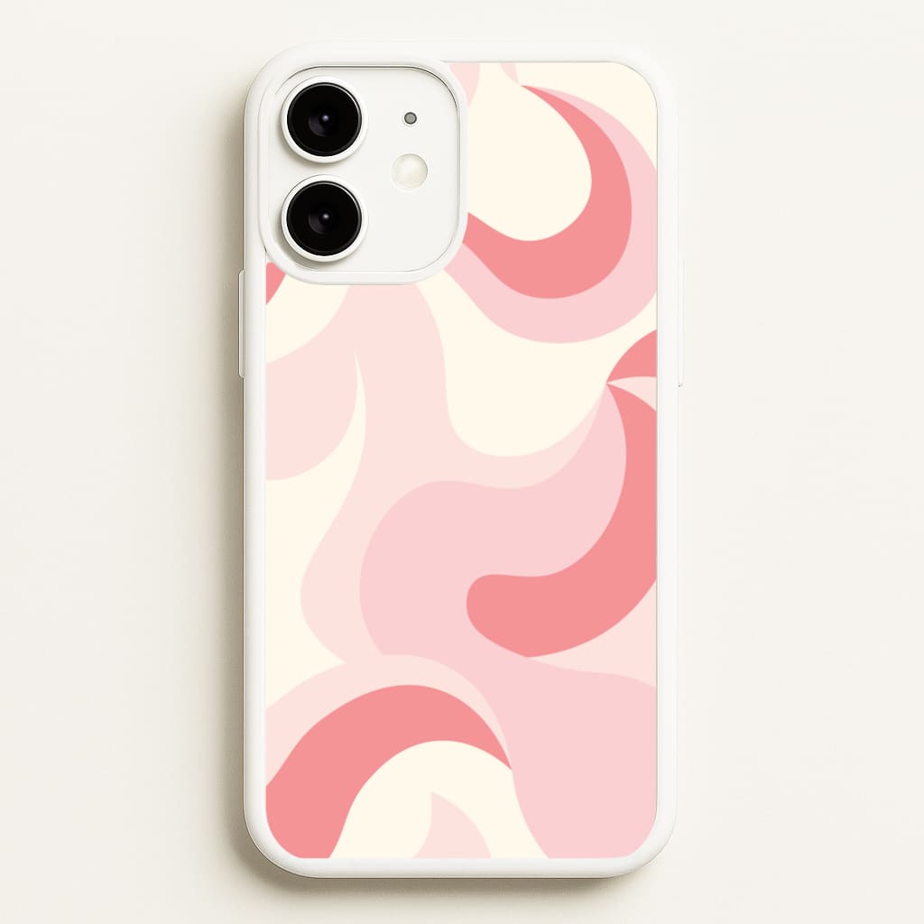 Pastel Pinks Abstract Pattern - Abstract Patterns Phone Case for iPhone 11