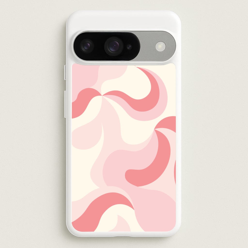 Pastel Pinks Abstract Pattern Phone Case for Google Pixel 10 / 10 Pro