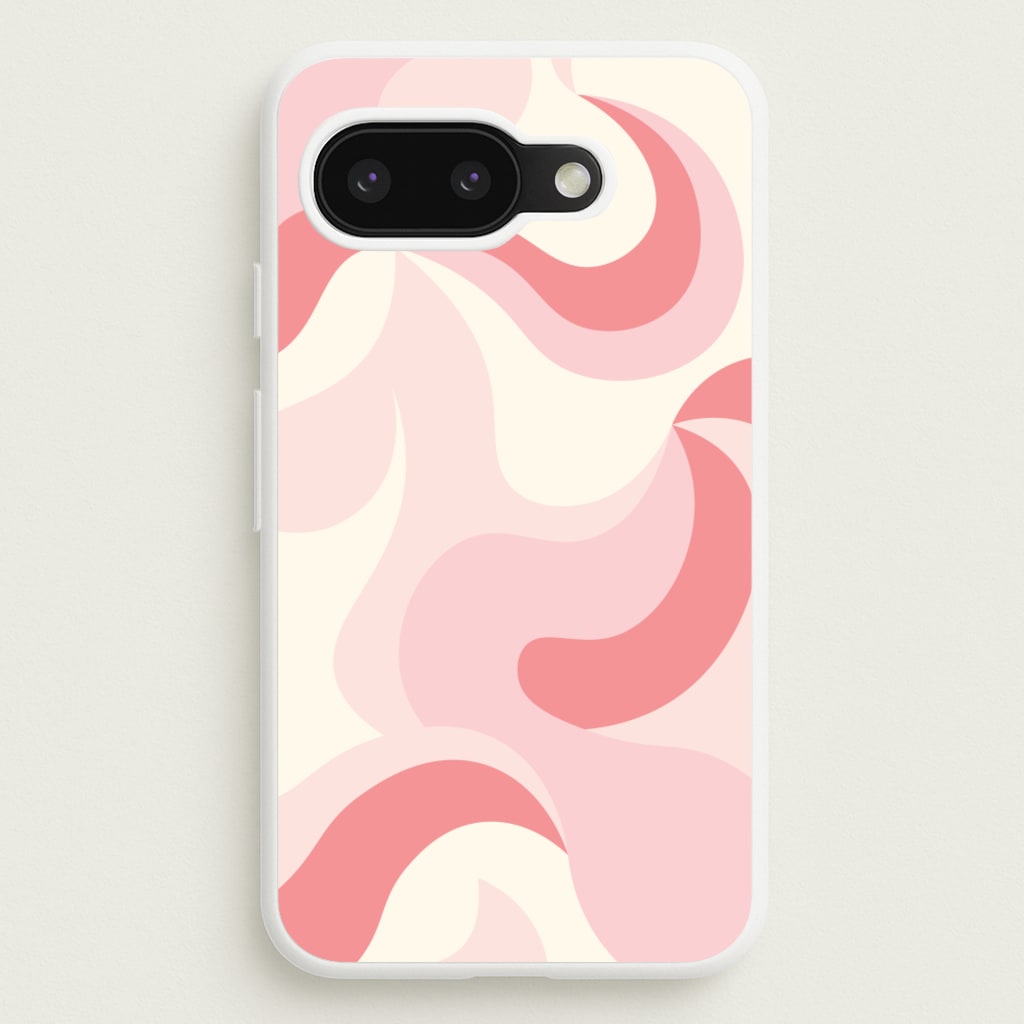 Pastel Pinks Abstract Pattern - Abstract Patterns Phone Case for Google Pixel 9a