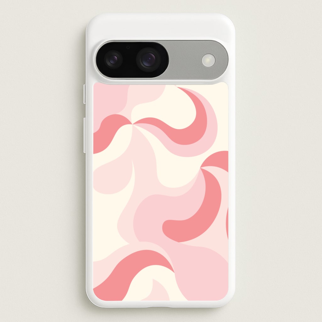 Pastel Pinks Abstract Pattern - Abstract Patterns Phone Case for Google Pixel 9 / 9 Pro