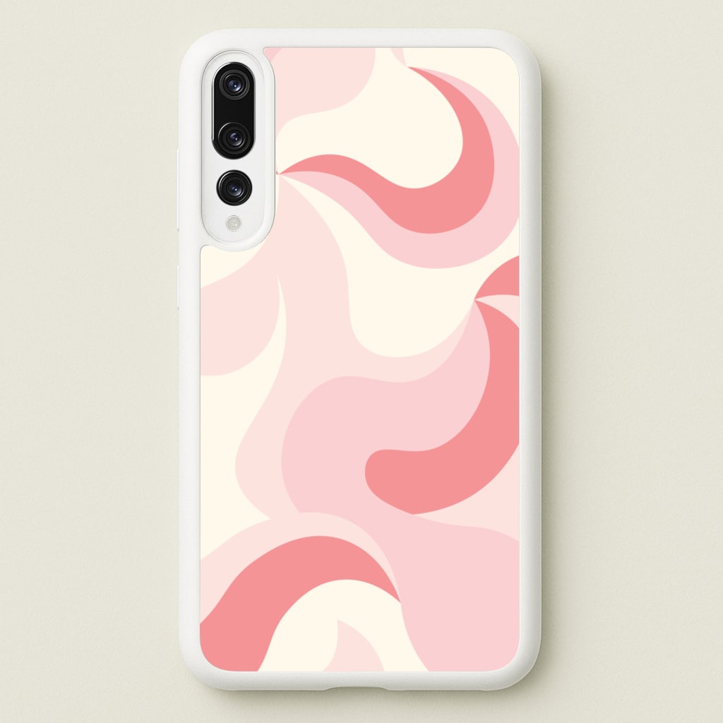 Pastel Pinks Abstract Pattern - Abstract Patterns Phone Case for Huawei P20 Pro