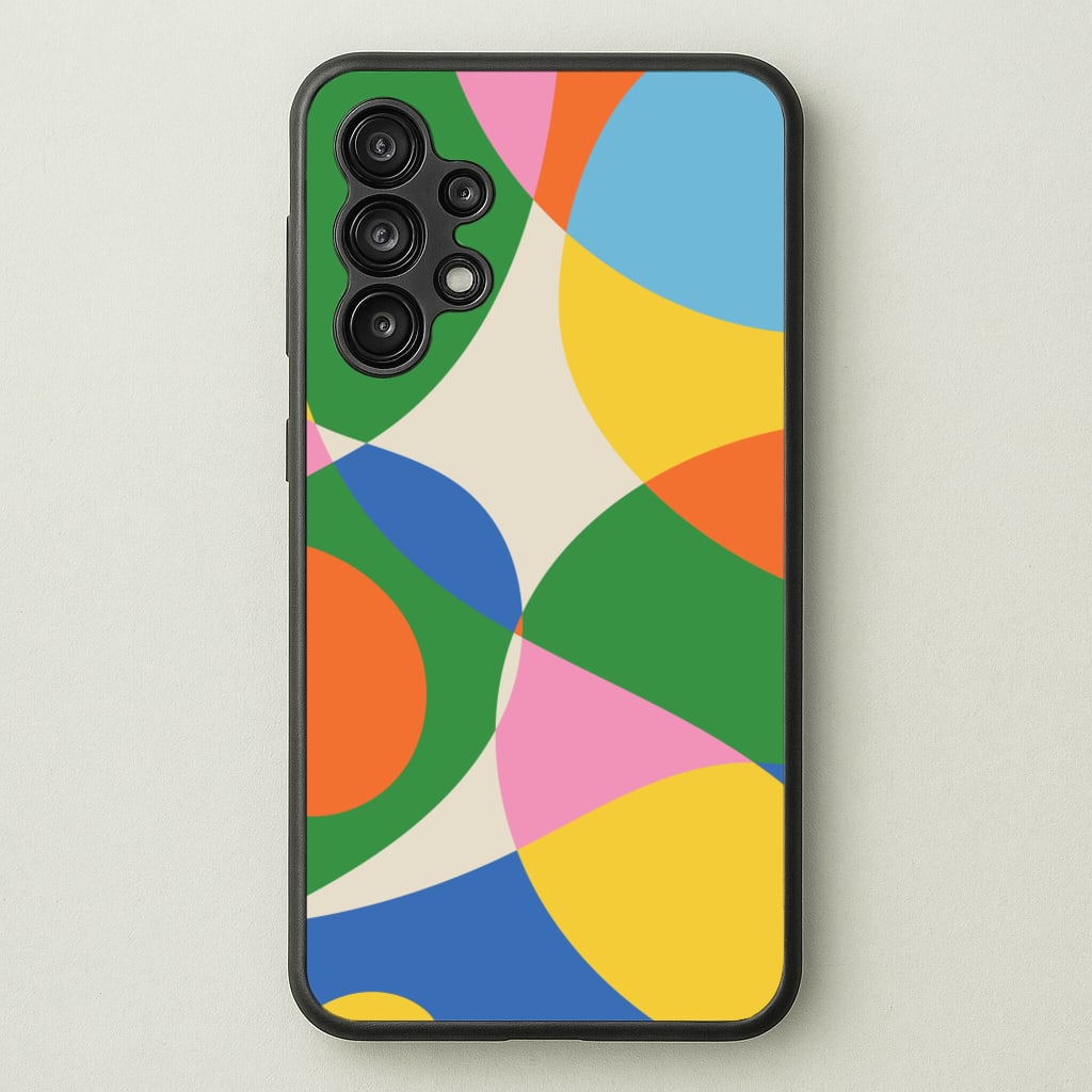 Colourful Abstract Shapes Pattern - Abstract Patterns Phone Case for Galaxy A13