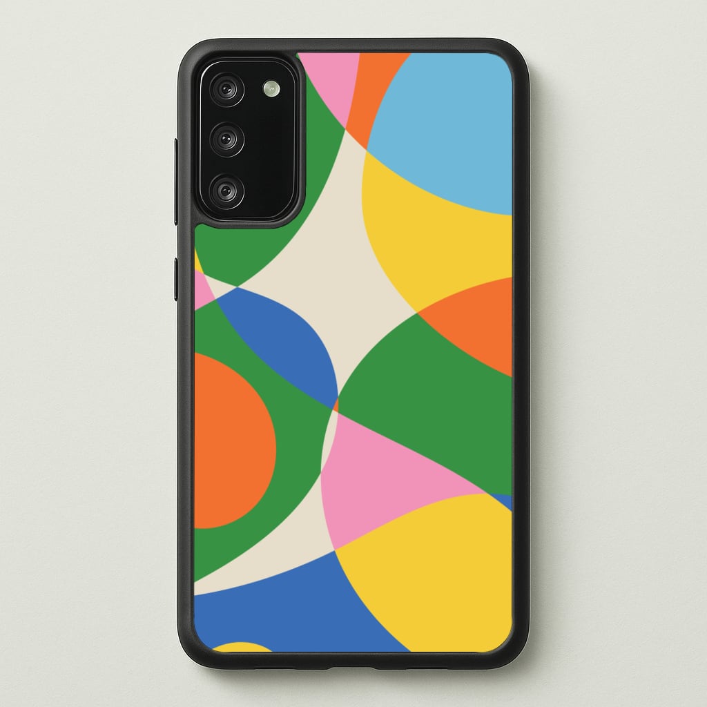 Colourful Abstract Shapes Pattern - Abstract Patterns Phone Case for Galaxy S20FE