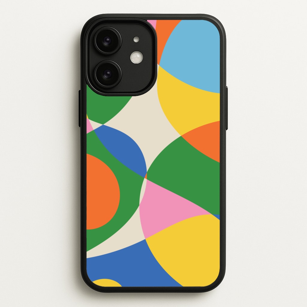 Colourful Abstract Shapes Pattern - Abstract Patterns Phone Case for iPhone 11