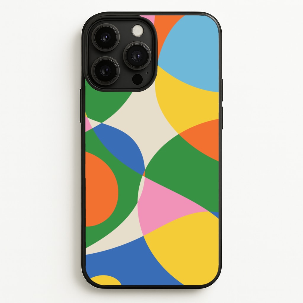 Colourful Abstract Shapes Pattern - Abstract Patterns Phone Case for iPhone 13 Pro Max