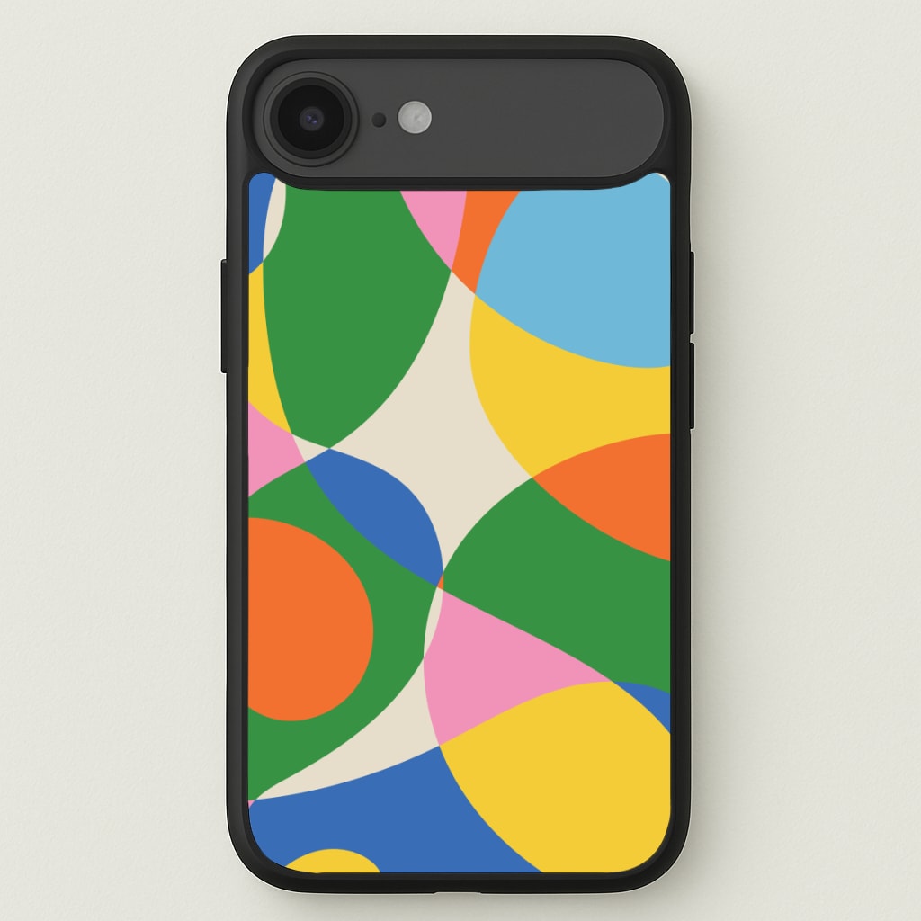 Colourful Abstract Shapes Pattern Phone Case for iPhone 17 Air
