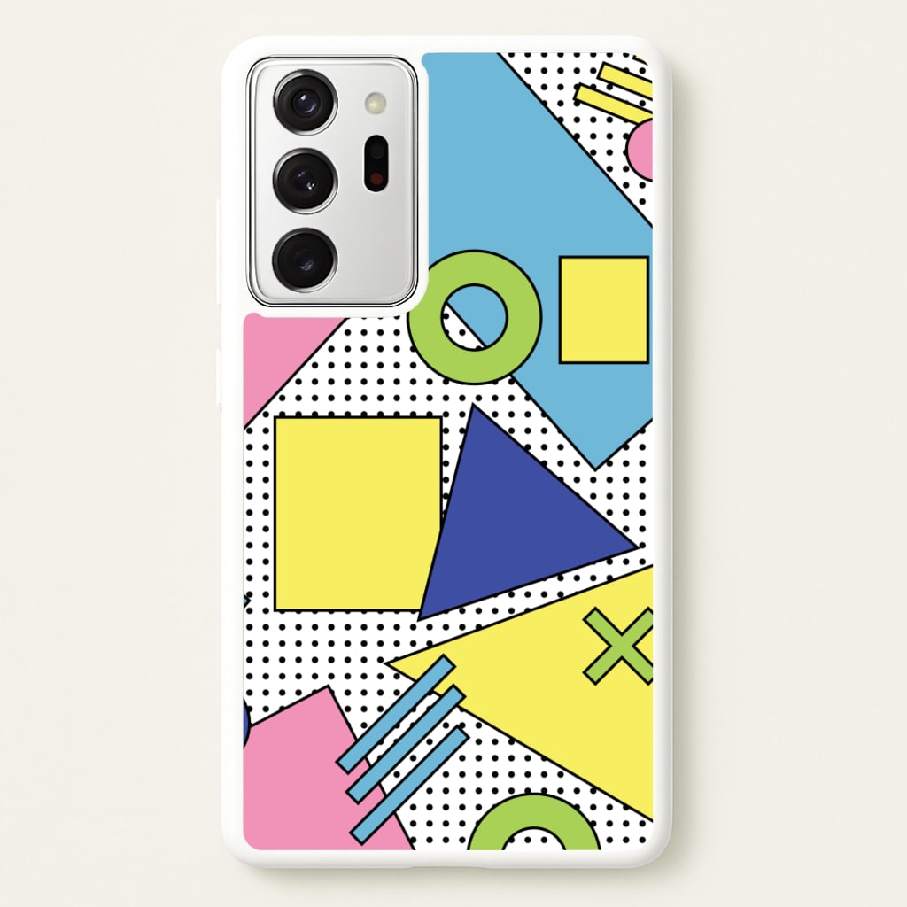 Geometric Abstract Shapes Pattern - Abstract Patterns Phone Case for Galaxy Note 20 Ultra