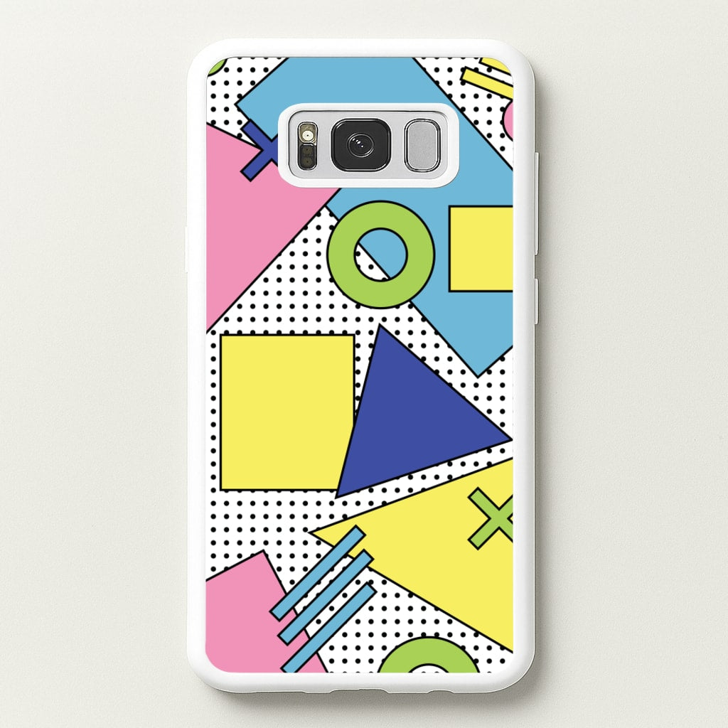 Geometric Abstract Shapes Pattern - Abstract Patterns Phone Case for Galaxy S8 Plus