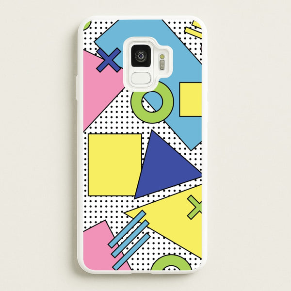Geometric Abstract Shapes Pattern - Abstract Patterns Phone Case for Galaxy S9