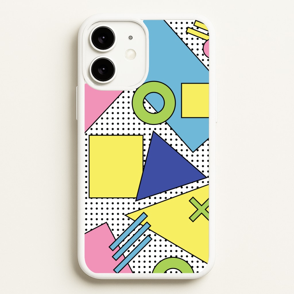 Geometric Abstract Shapes Pattern - Abstract Patterns Phone Case for iPhone 11