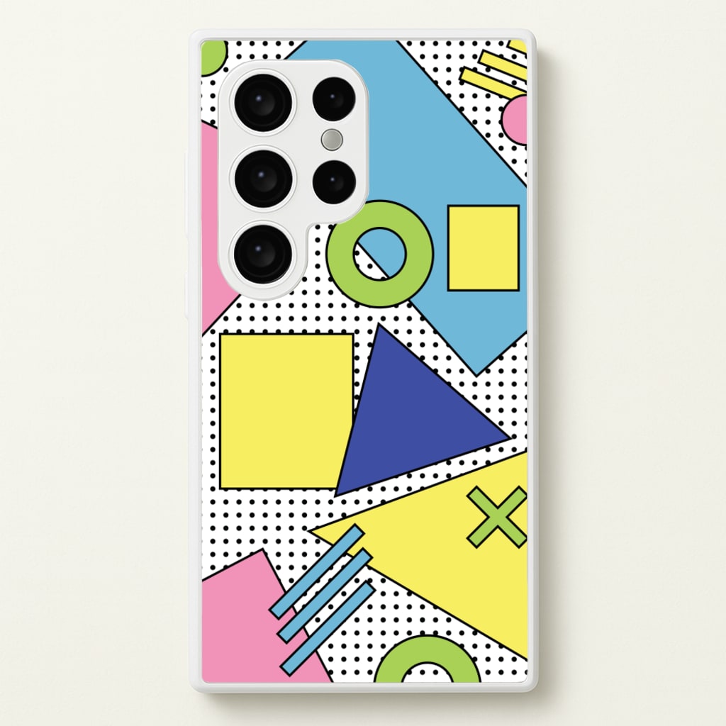 Geometric Abstract Shapes Pattern - Abstract Patterns Phone Case for Galaxy S24 Ultra
