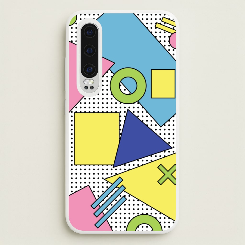 Geometric Abstract Shapes Pattern - Abstract Patterns Phone Case for Huawei P30