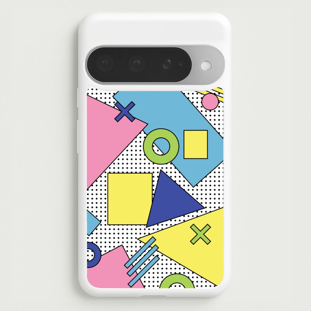 Geometric Abstract Shapes Pattern Phone Case for Google Pixel 10 Pro XL