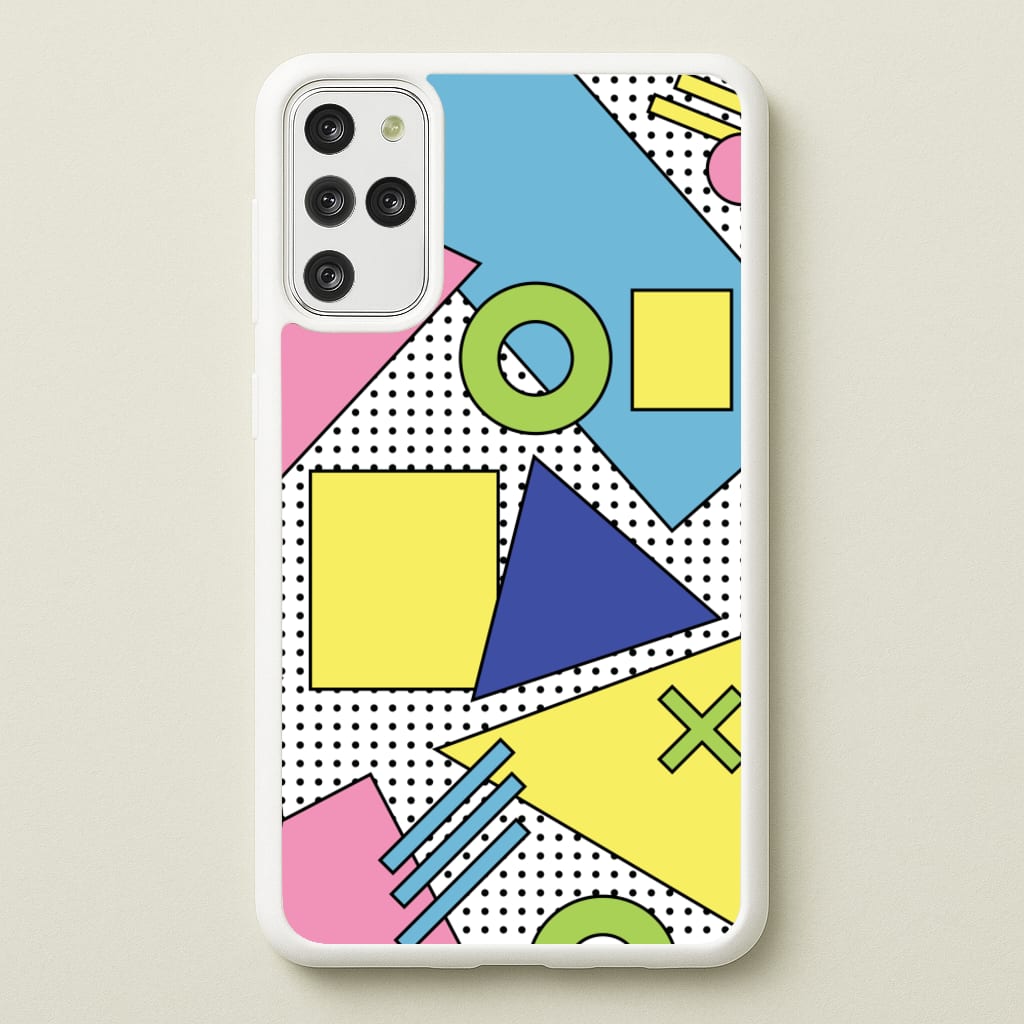 Geometric Abstract Shapes Pattern - Abstract Patterns Phone Case for Galaxy S20 Plus