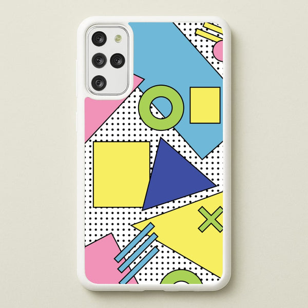 Geometric Abstract Shapes Pattern - Abstract Patterns Phone Case for Galaxy S20 Plus