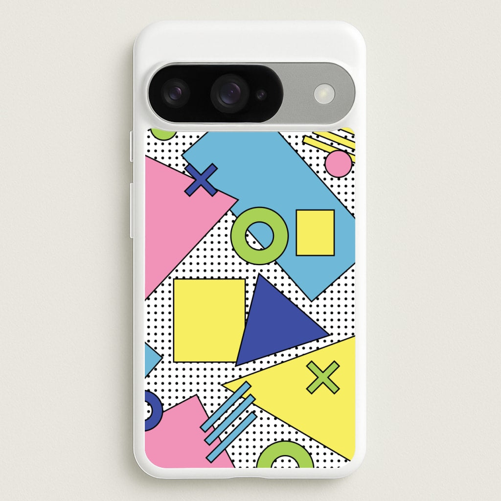 Geometric Abstract Shapes Pattern Phone Case for Google Pixel 10 / 10 Pro