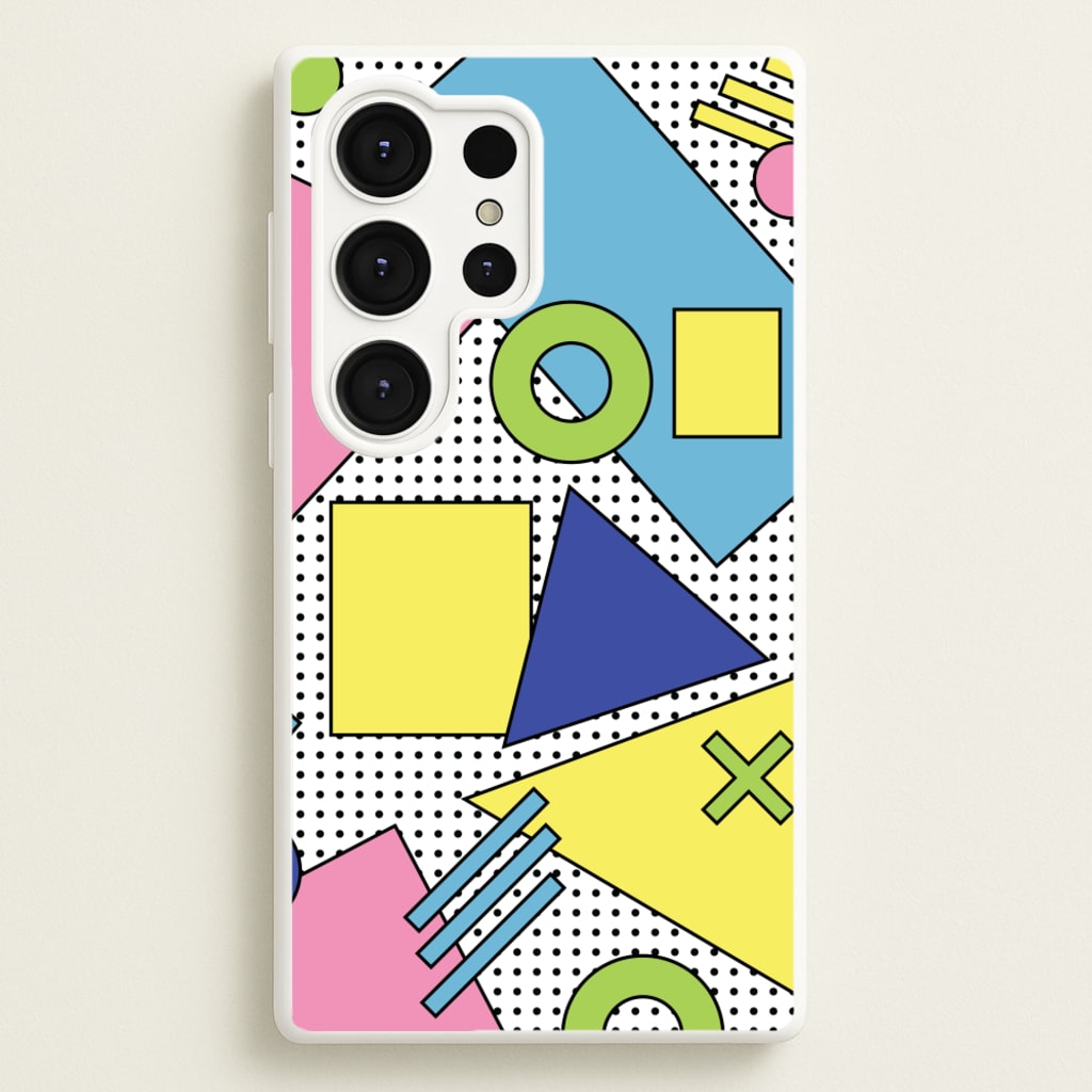 Geometric Abstract Shapes Pattern - Abstract Patterns Phone Case for Galaxy S25 Ultra