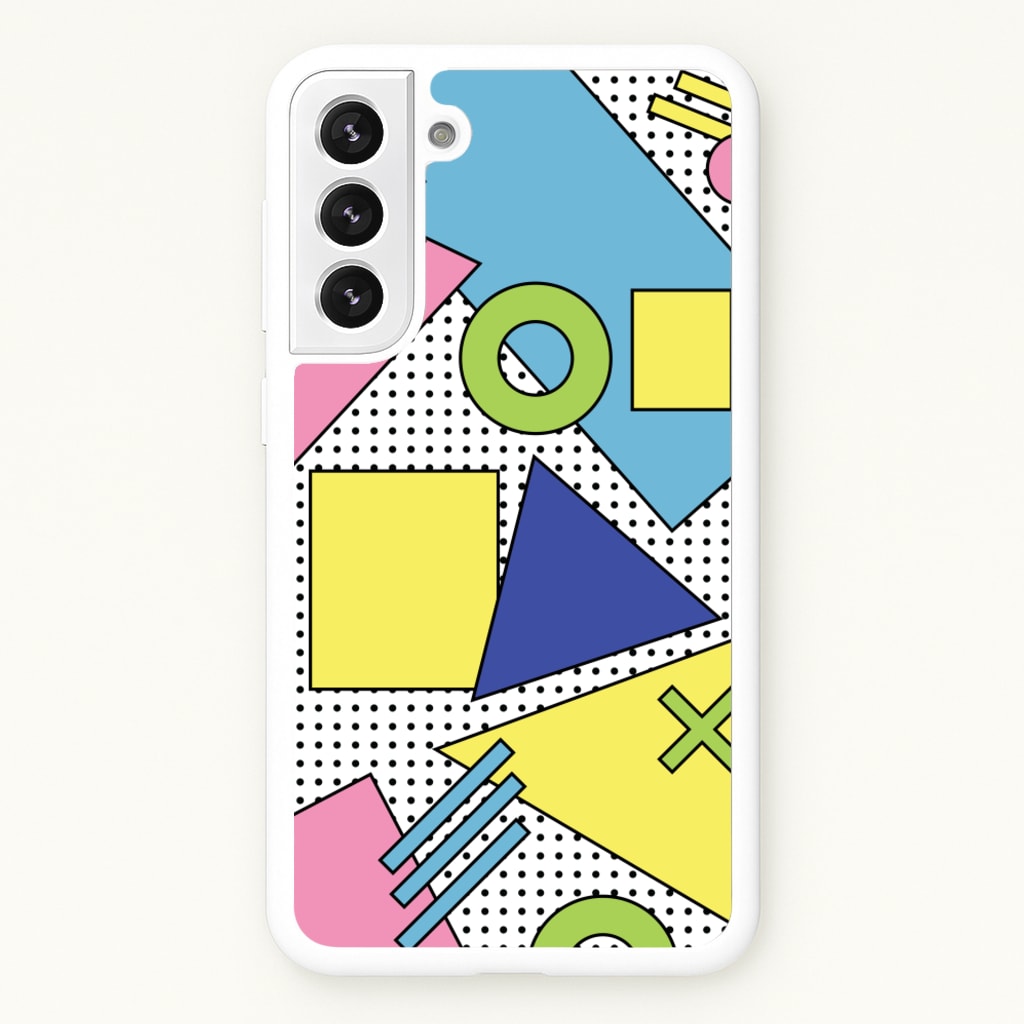 Geometric Abstract Shapes Pattern - Abstract Patterns Phone Case for Galaxy S21 Plus