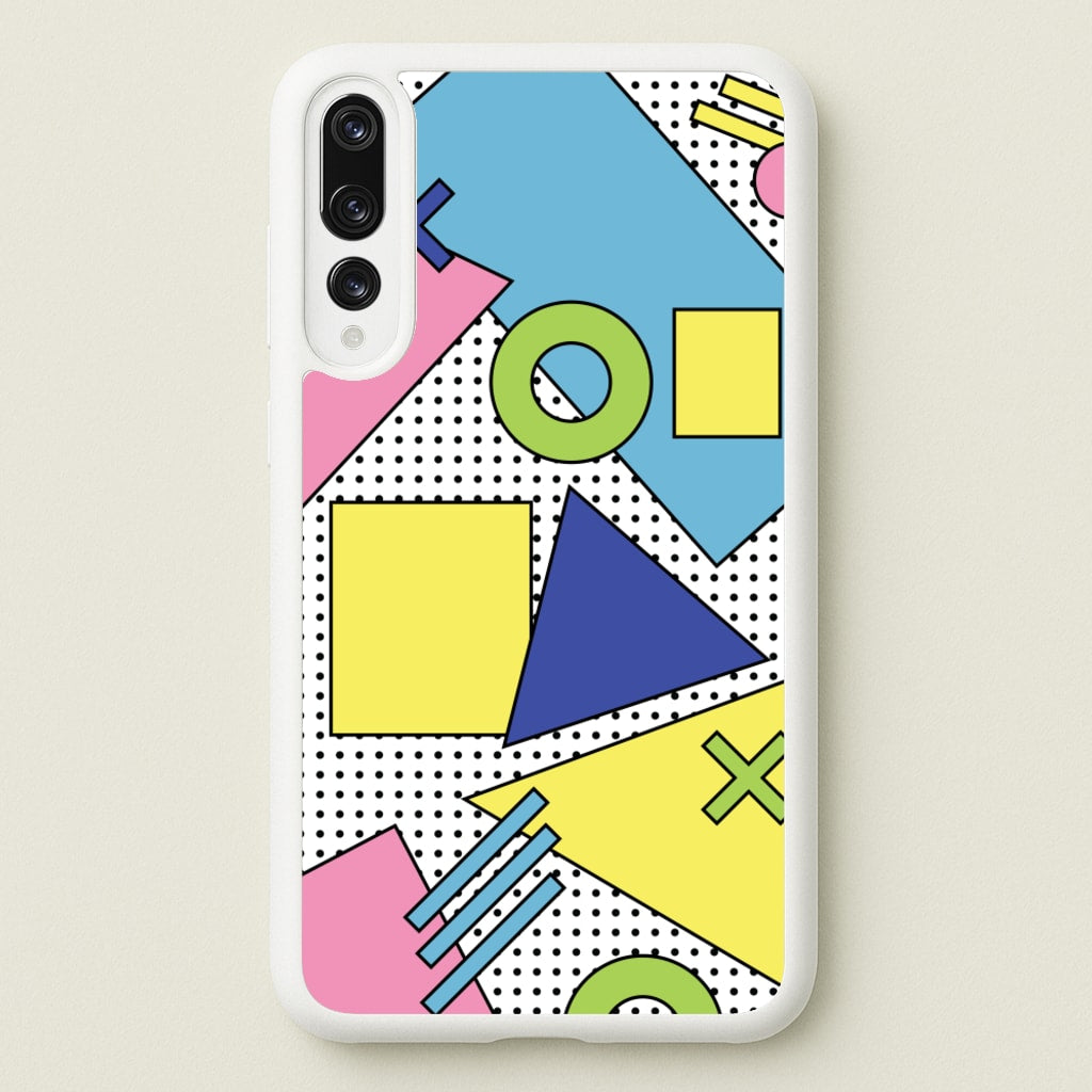 Geometric Abstract Shapes Pattern - Abstract Patterns Phone Case for Huawei P20 Pro