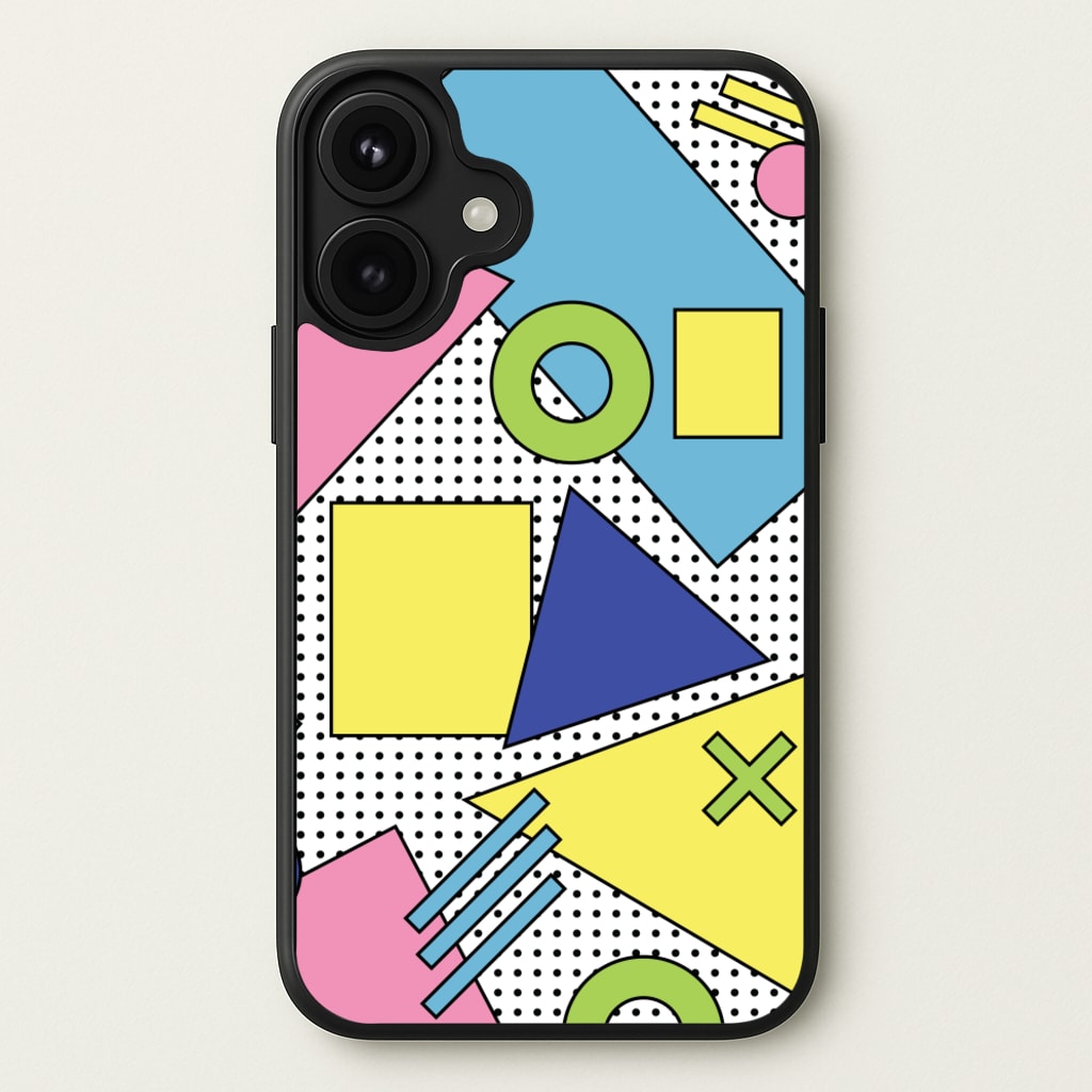 Geometric Abstract Shapes Pattern Phone Case for iPhone 17