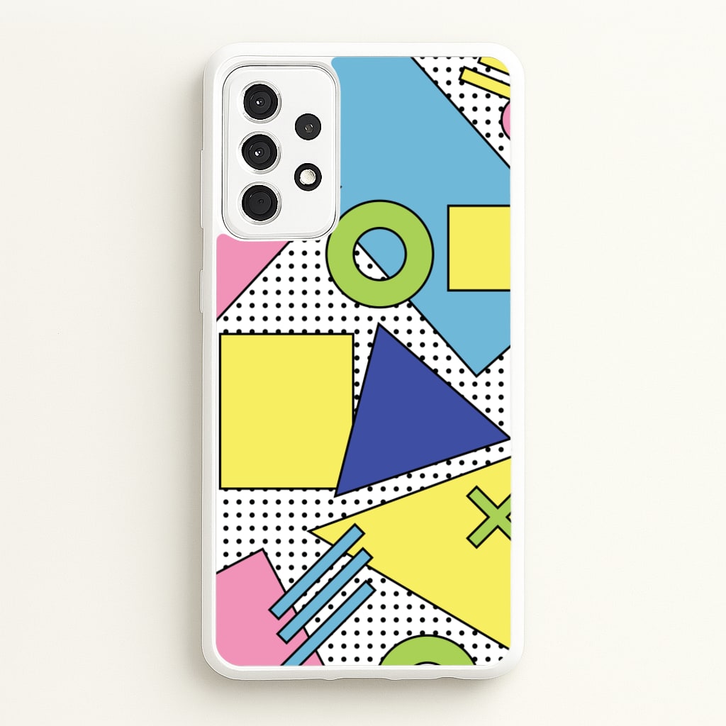 Geometric Abstract Shapes Pattern - Abstract Patterns Phone Case for Galaxy A52 / A52s