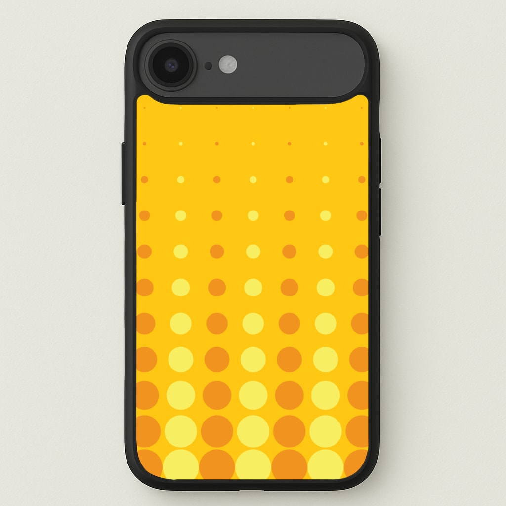 Yellow And Orange Dots Abstract Pattern Phone Case for iPhone 17 Air