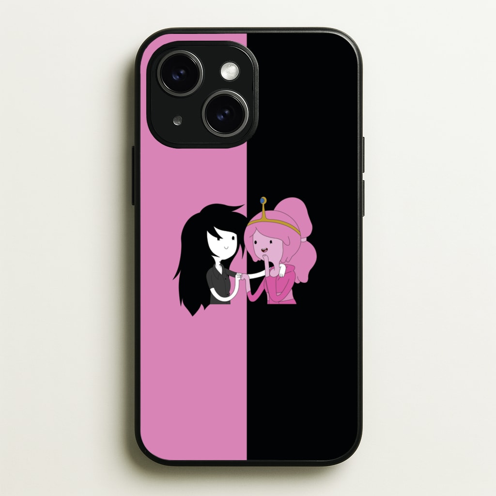 Marceline And Bubblegum - Adventure Time Phone Case for iPhone 15 Plus