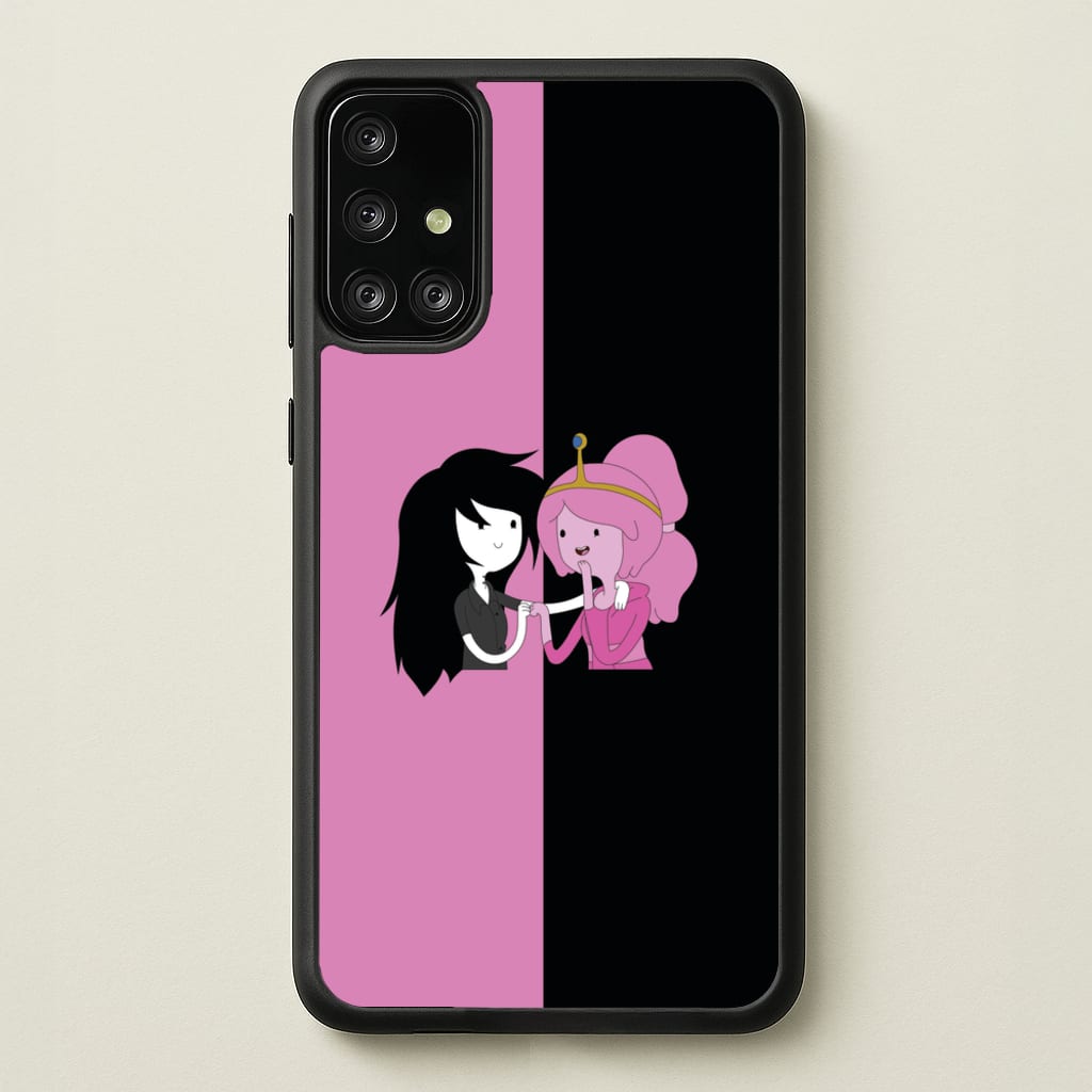 Marceline And Bubblegum - Adventure Time Phone Case for Galaxy A71