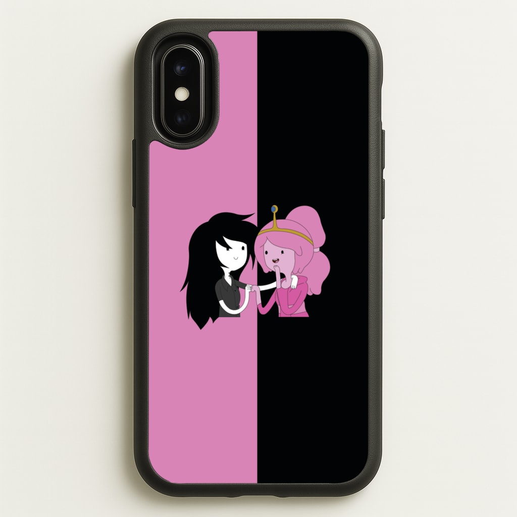 Marceline And Bubblegum - Adventure Time Phone Case for iPhone X / XS