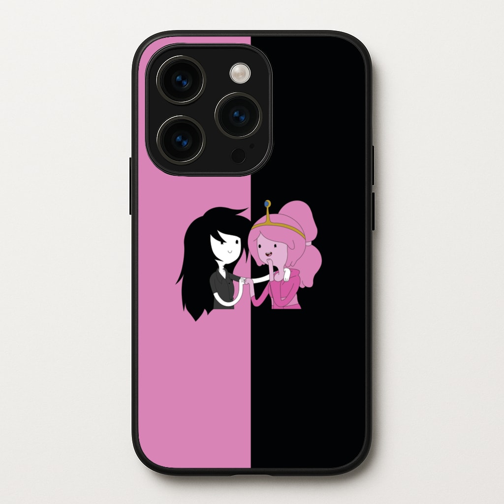 Marceline And Bubblegum - Adventure Time Phone Case for iPhone 15 Pro