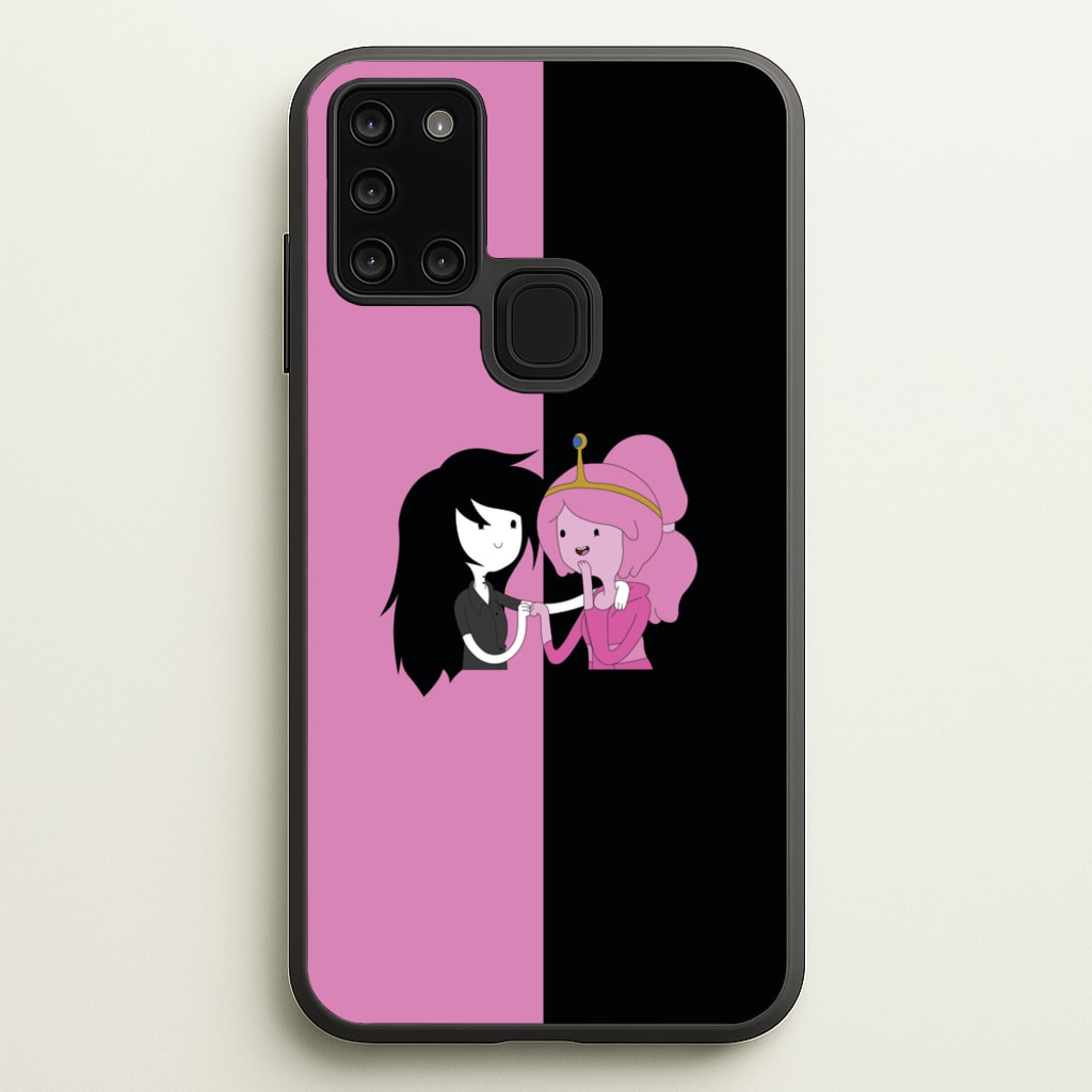 Marceline And Bubblegum - Adventure Time Phone Case for Galaxy A21s