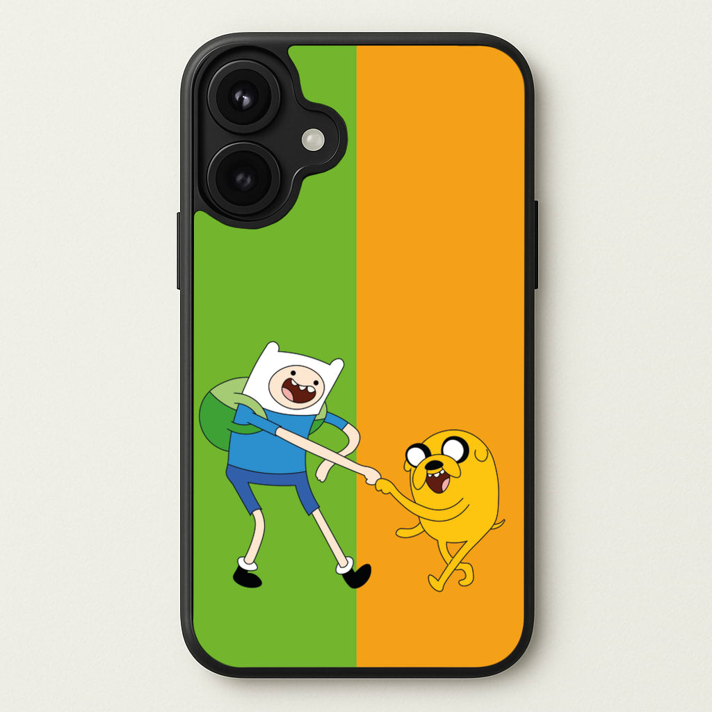 Jake The Dog And Finn The Human Phone Case for iPhone 17